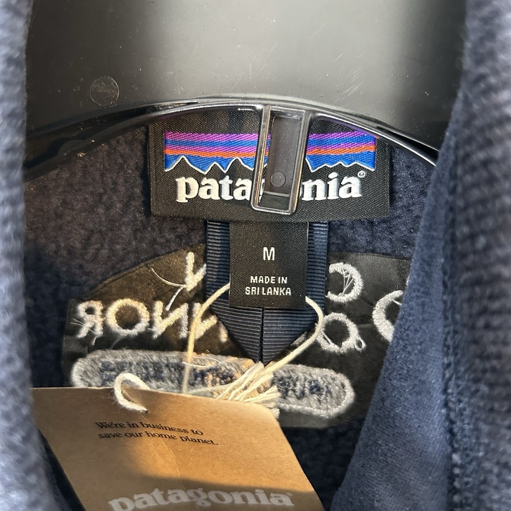 Patagonia Women's Better Sweater Full Zip Vest - Dark Blue New Size Medium - NWT - Picture 4 of 16